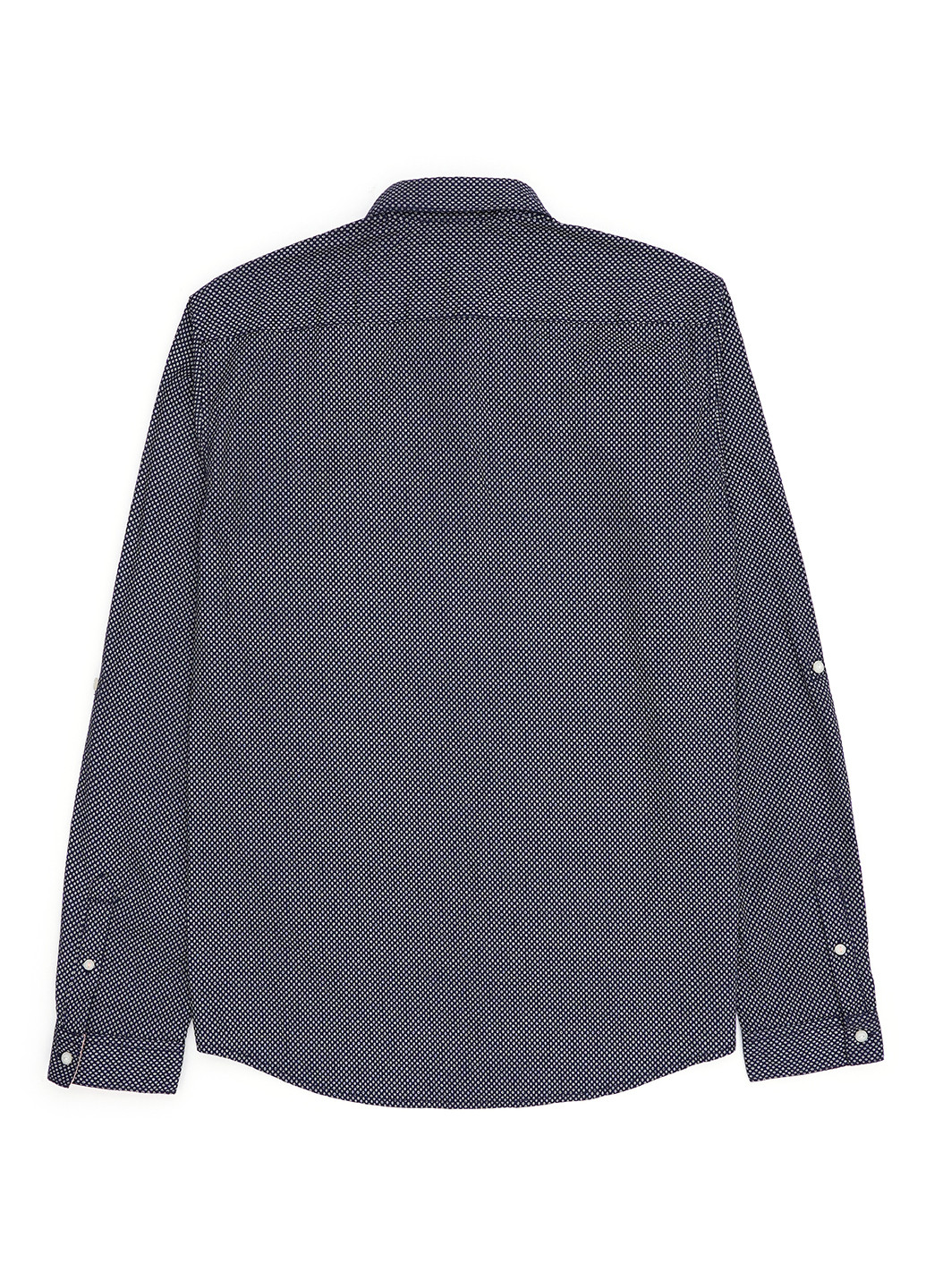 Темно-синяя кэжуал рубашка в горошек Tom Tailor