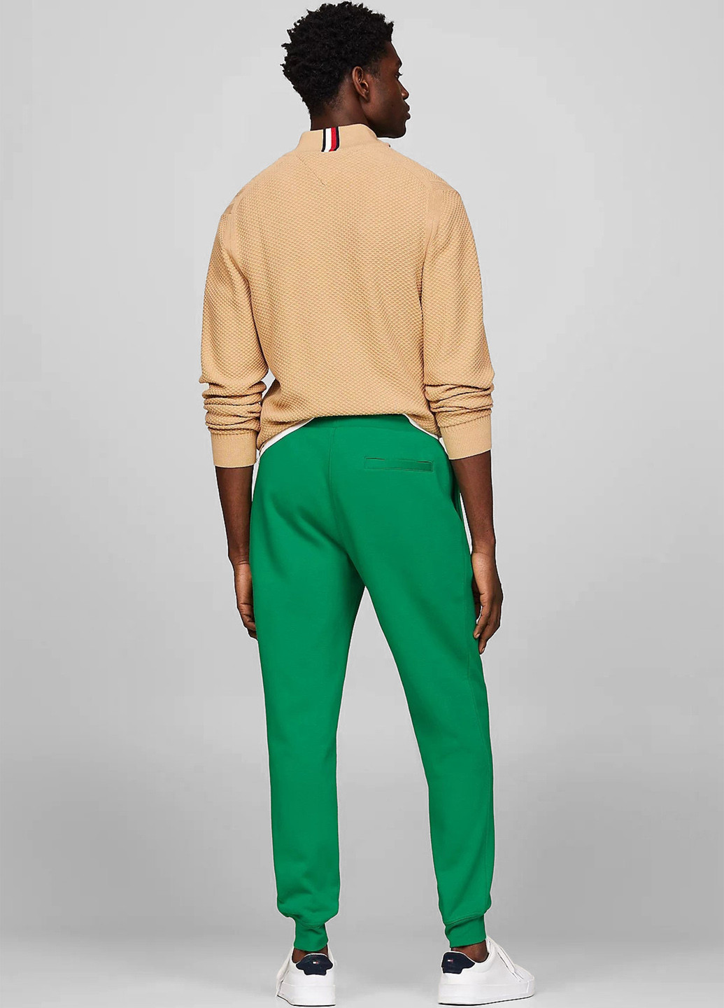 Зеленые кэжуал, спортивные демисезонные джоггеры брюки Tommy Hilfiger