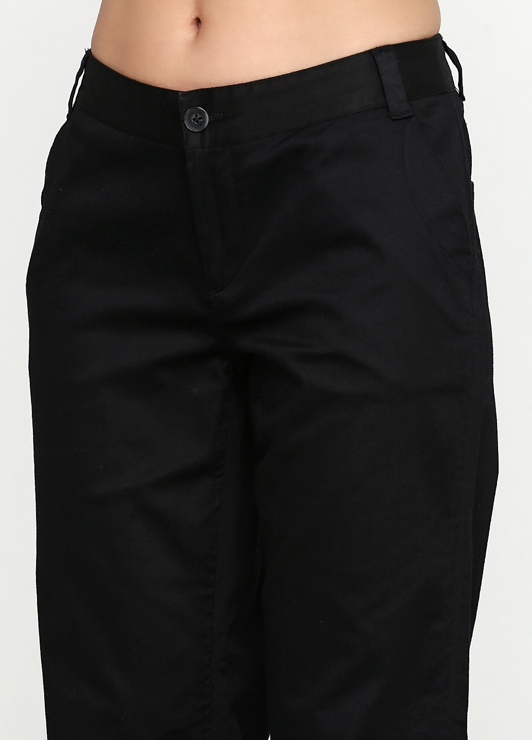 Черные кэжуал демисезонные клеш брюки Vila