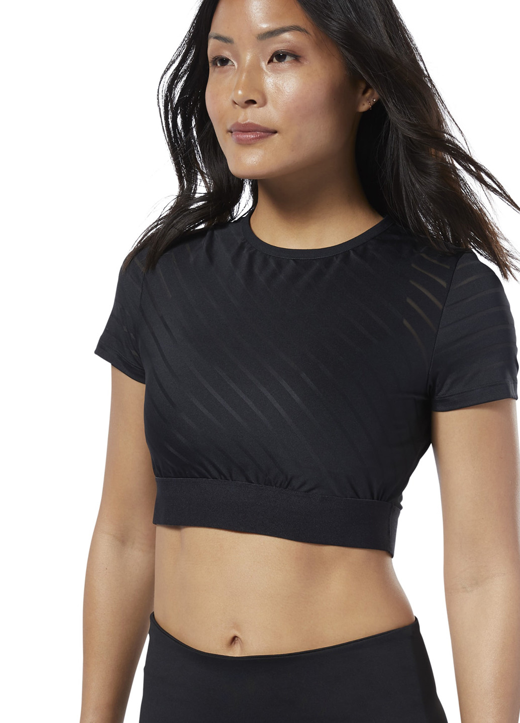 Топ Reebok s mesh crop training app women reebok studio (155105950)