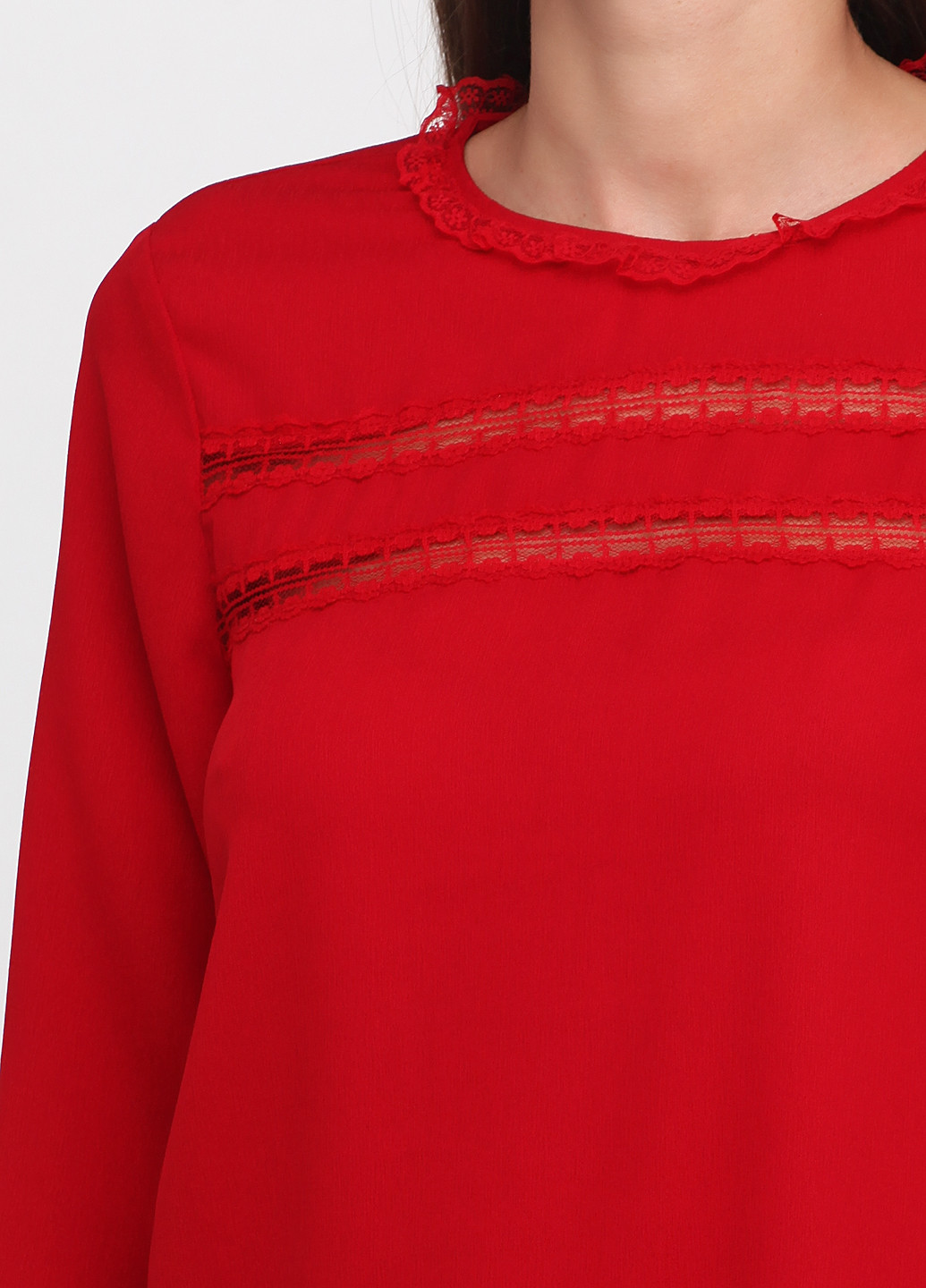 Красная демисезонная блуза Axara