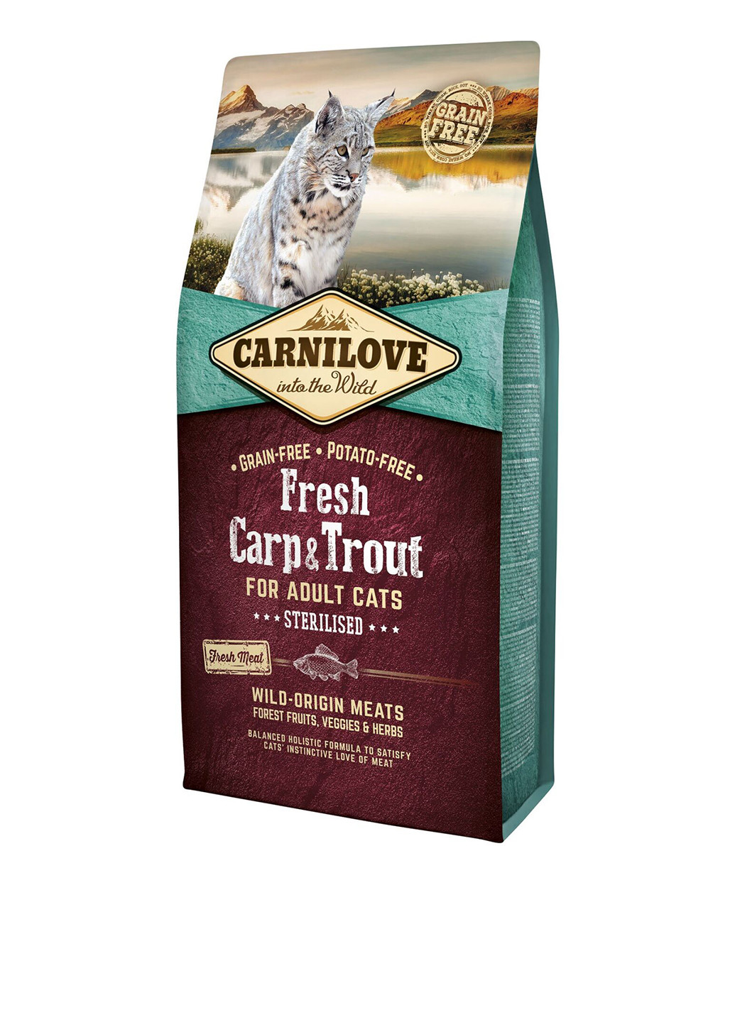 Сухий корм для стерилізованих кішок (риба), 6 кг Carnilove (219470003)