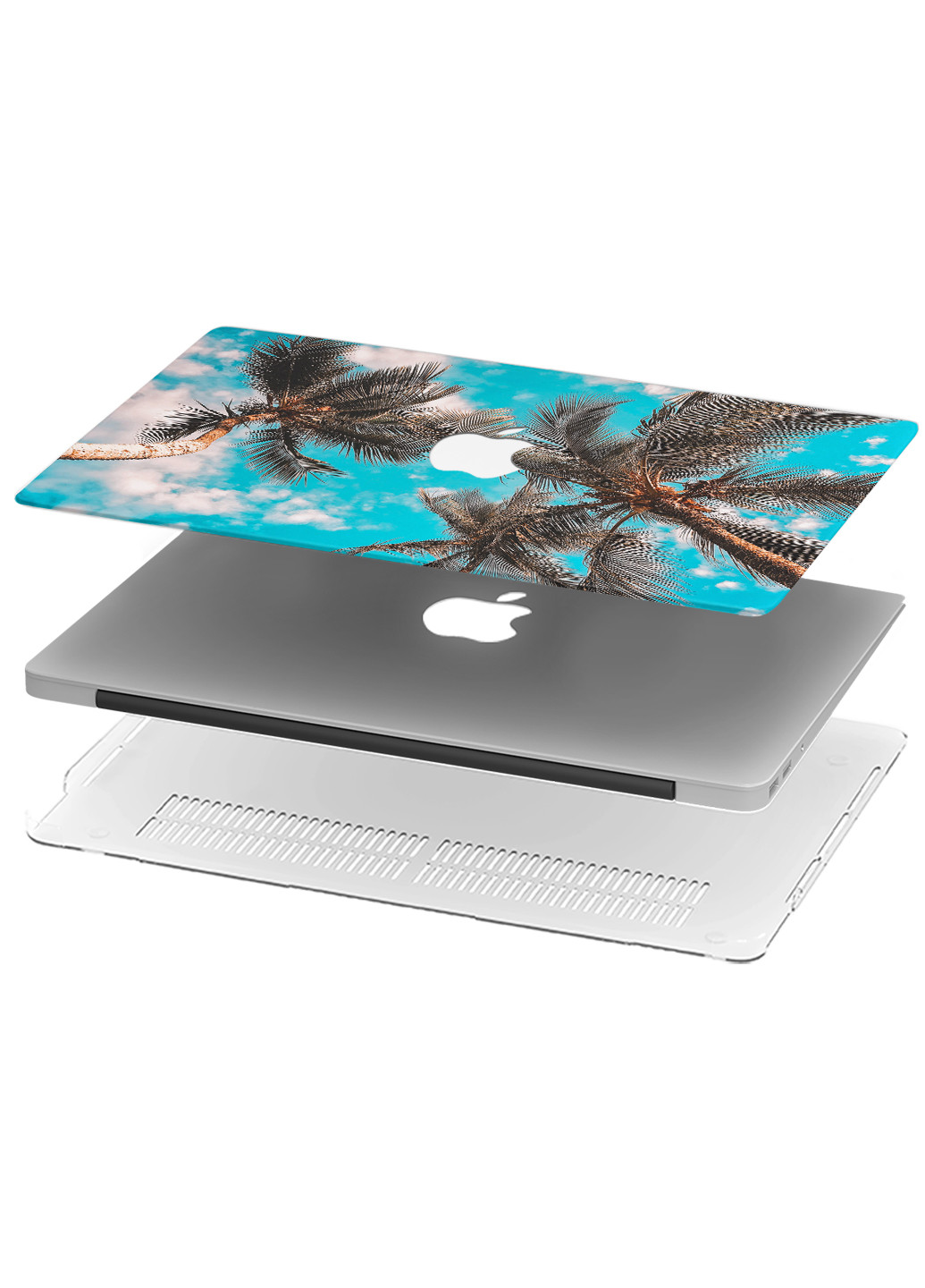 Чохол пластиковий для Apple MacBook Pro 15 A1707 / A1990 Пальми (9649-2798) MobiPrint (219125909)
