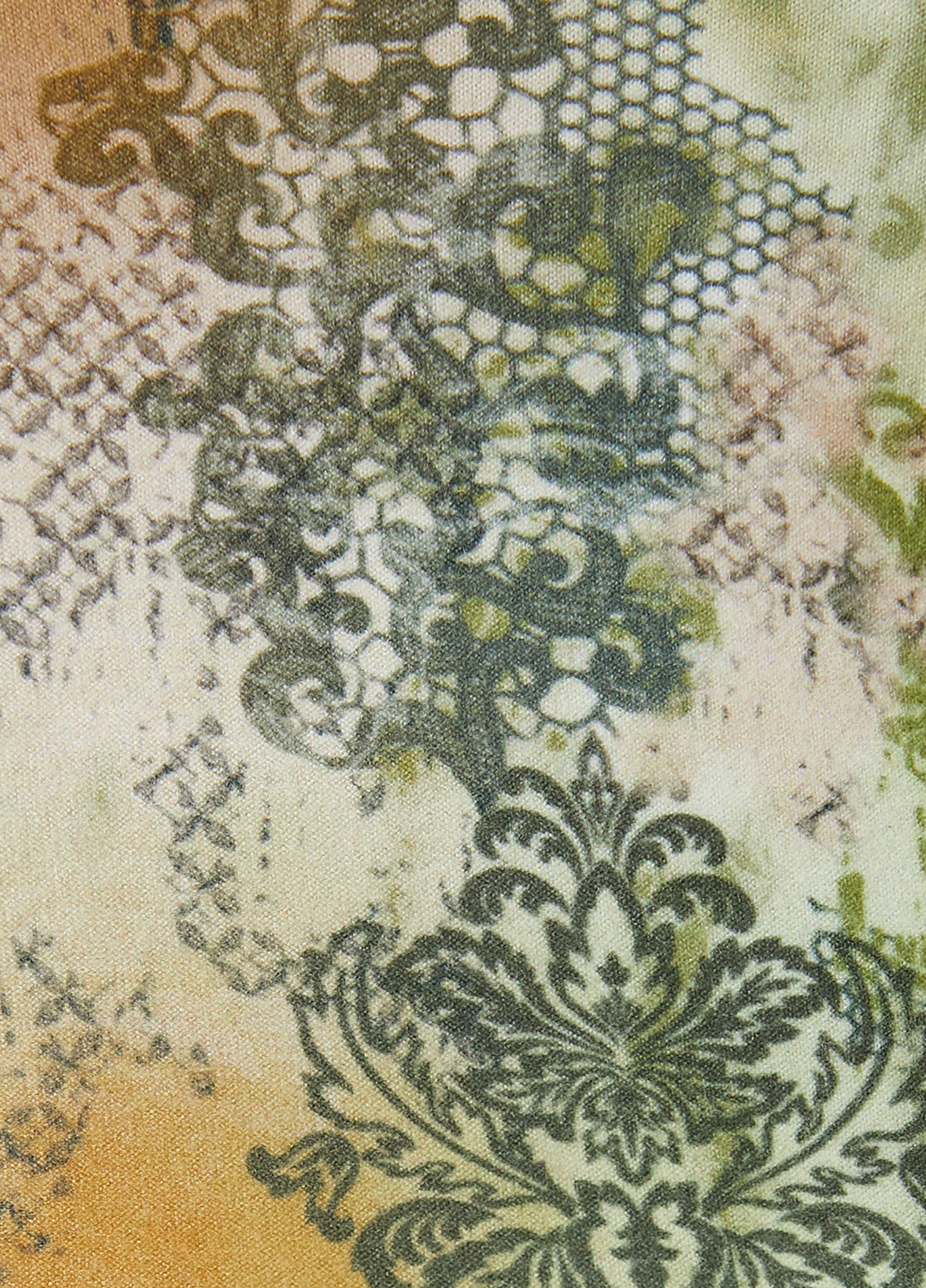 Зеленое кэжуал платье KOTON с рисунком