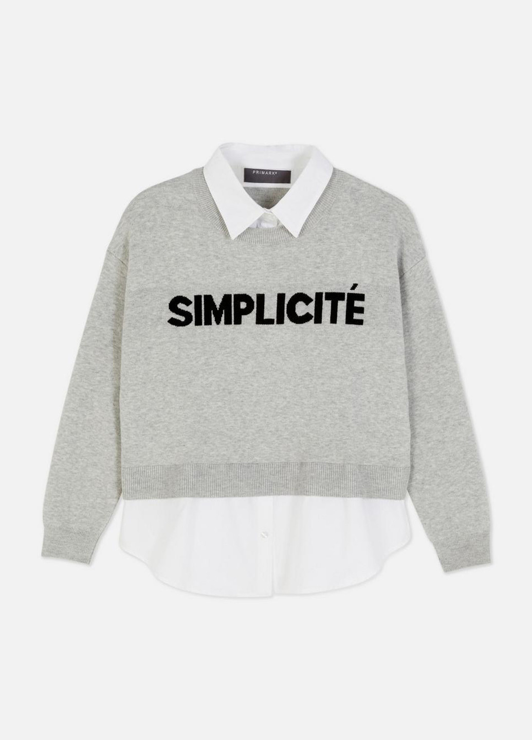 Сірий демісезонний светр Primark