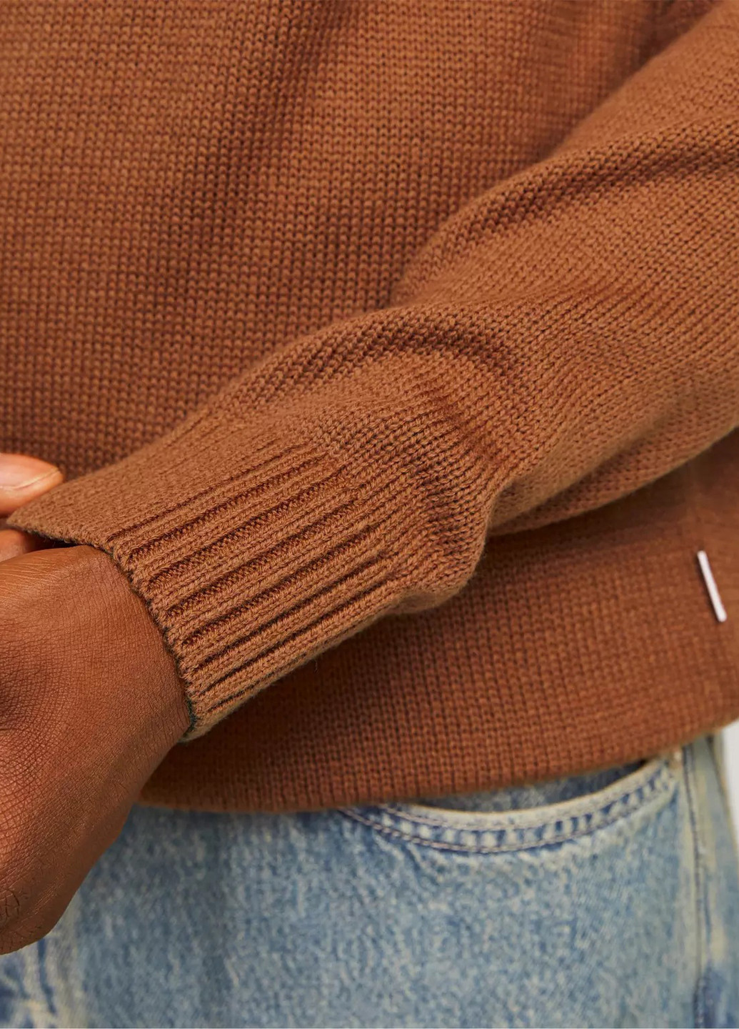 Коричневый демисезонный джемпер джемпер Jack & Jones