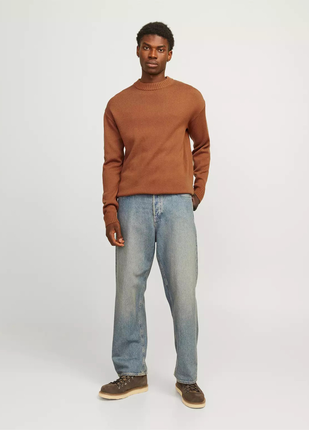 Коричневый демисезонный джемпер джемпер Jack & Jones