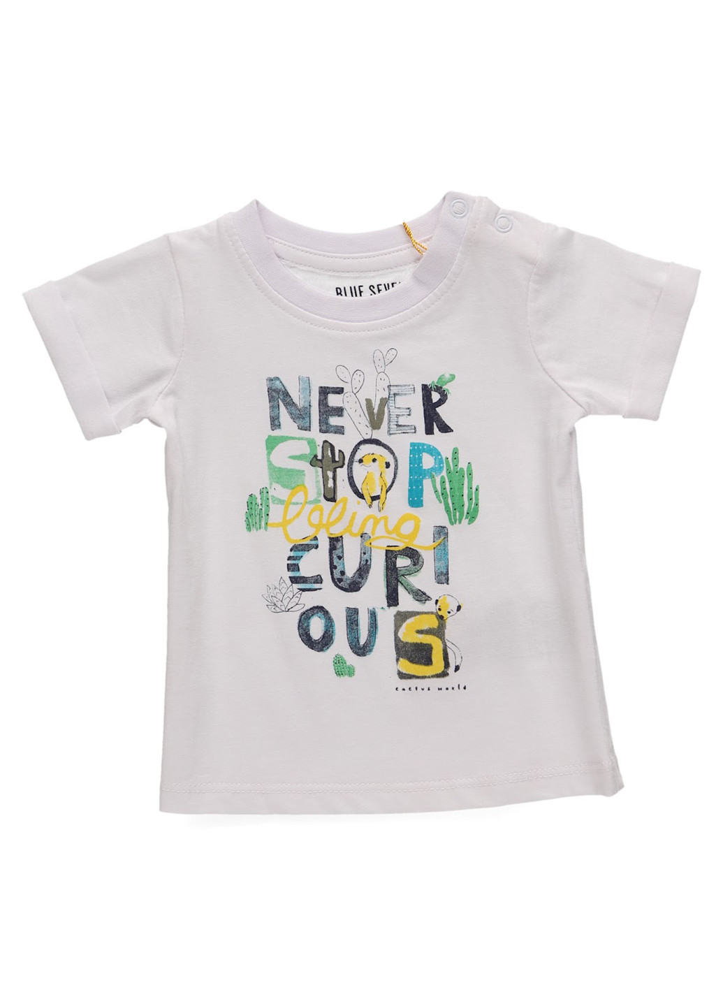 Біла літня футболка Blue Seven