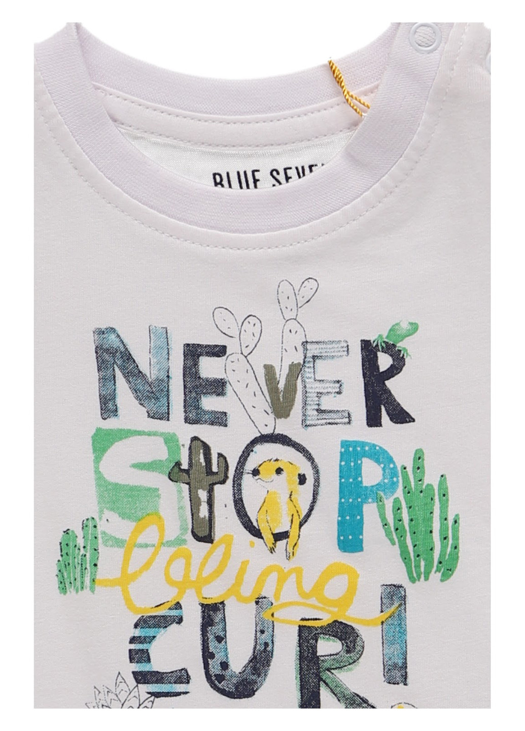 Біла літня футболка Blue Seven