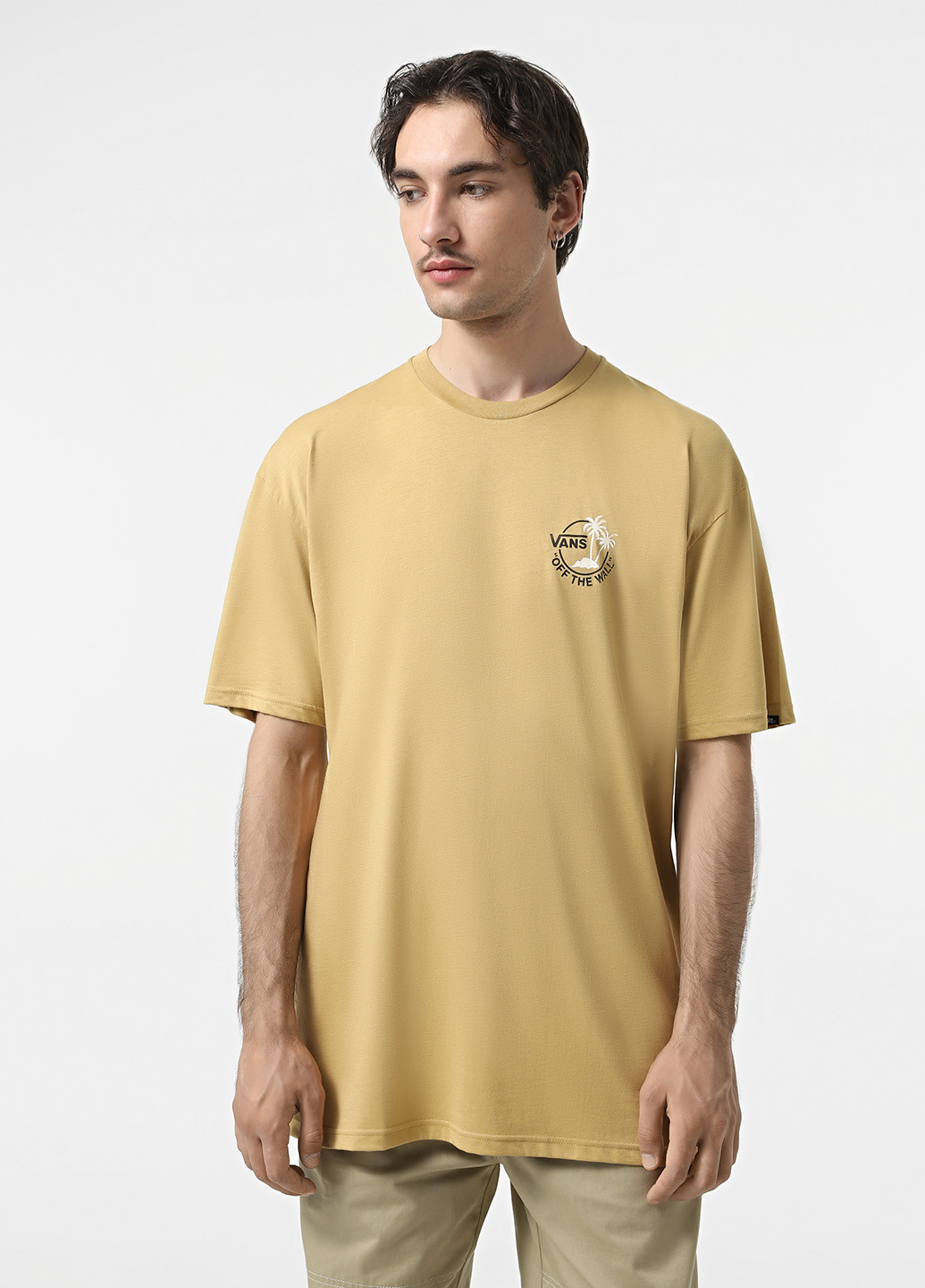 Кремовая футболка Vans