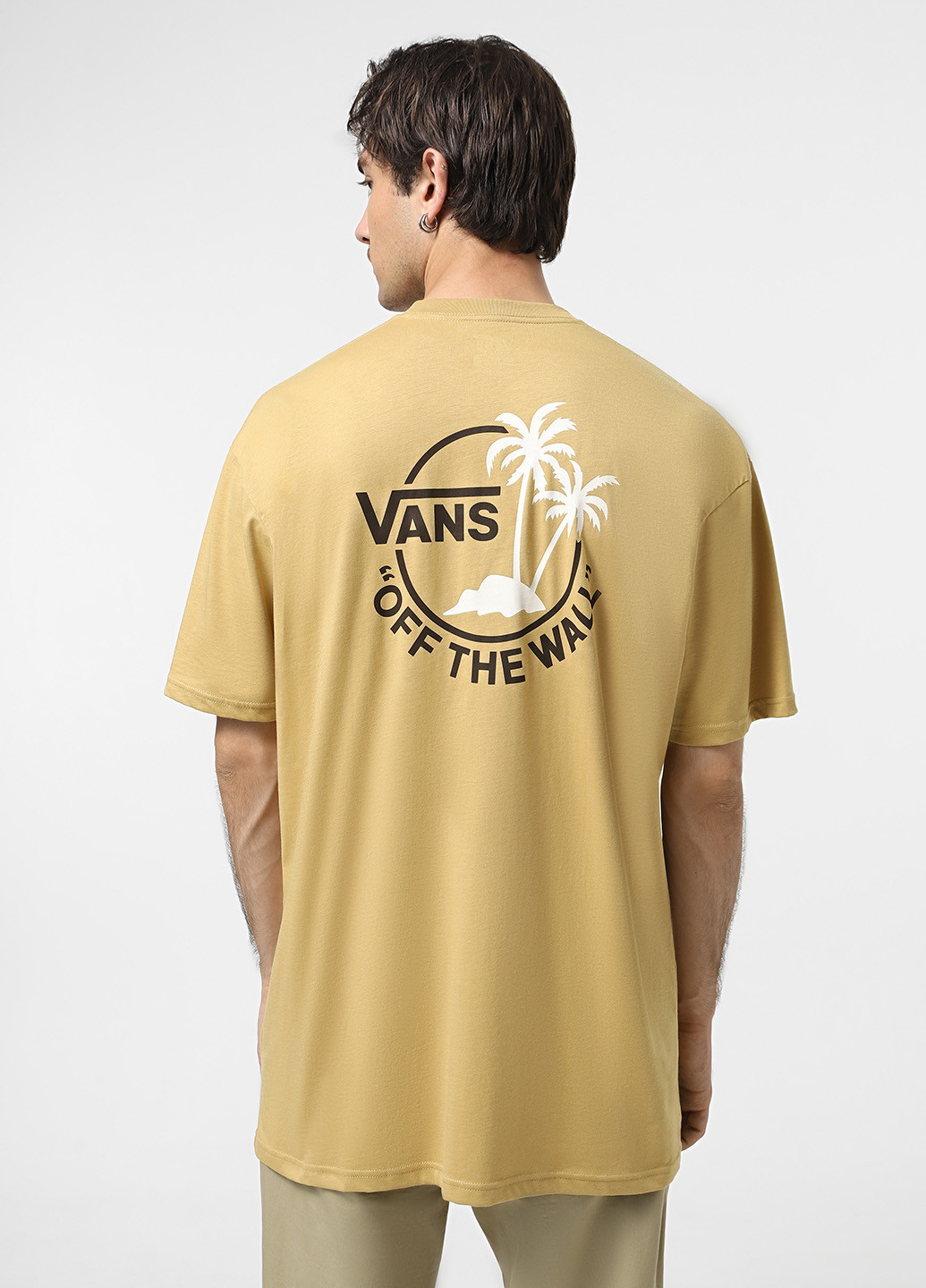 Кремовая футболка Vans