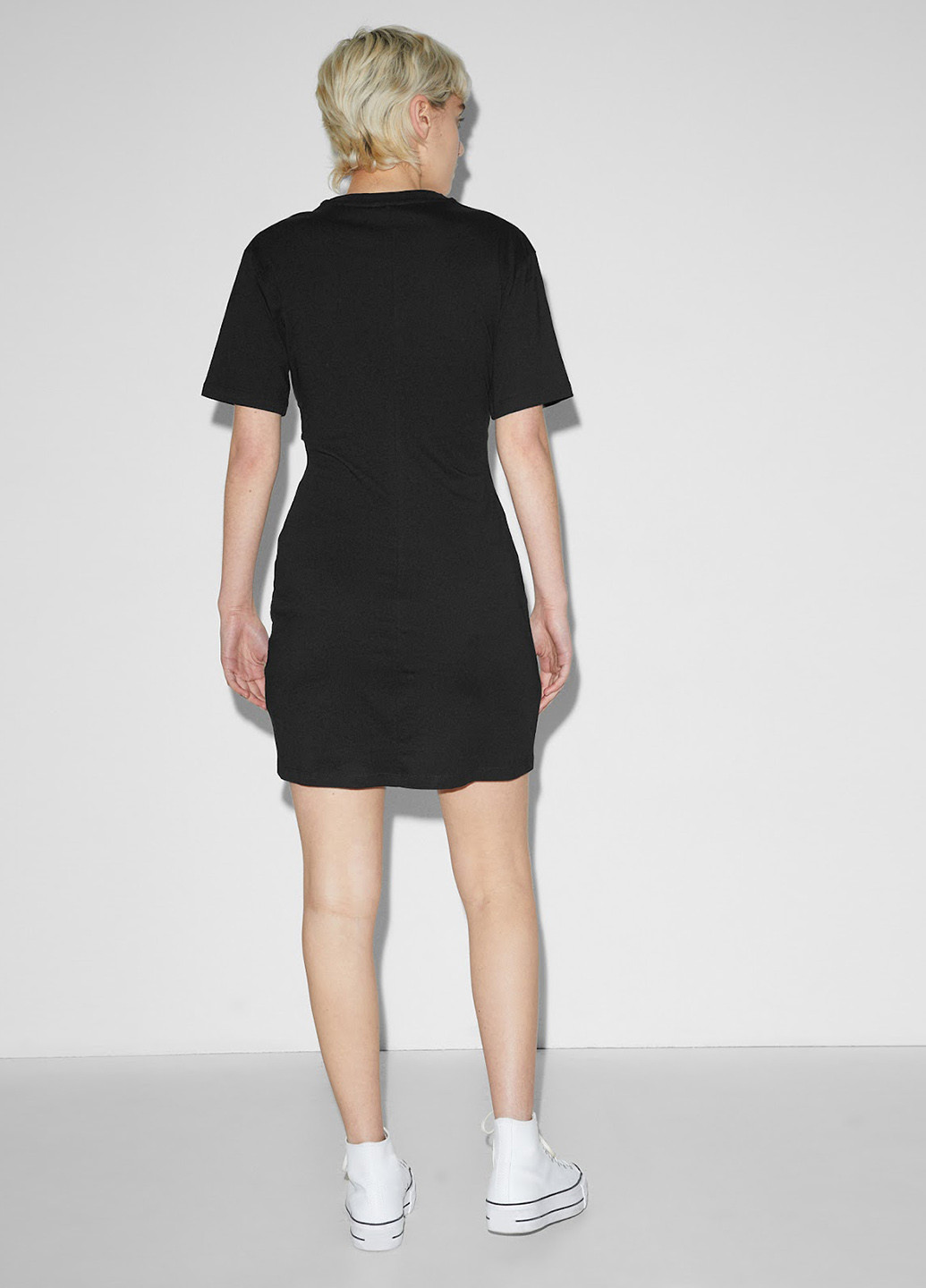 Чорна кежуал сукня сукня-футболка C&A однотонна