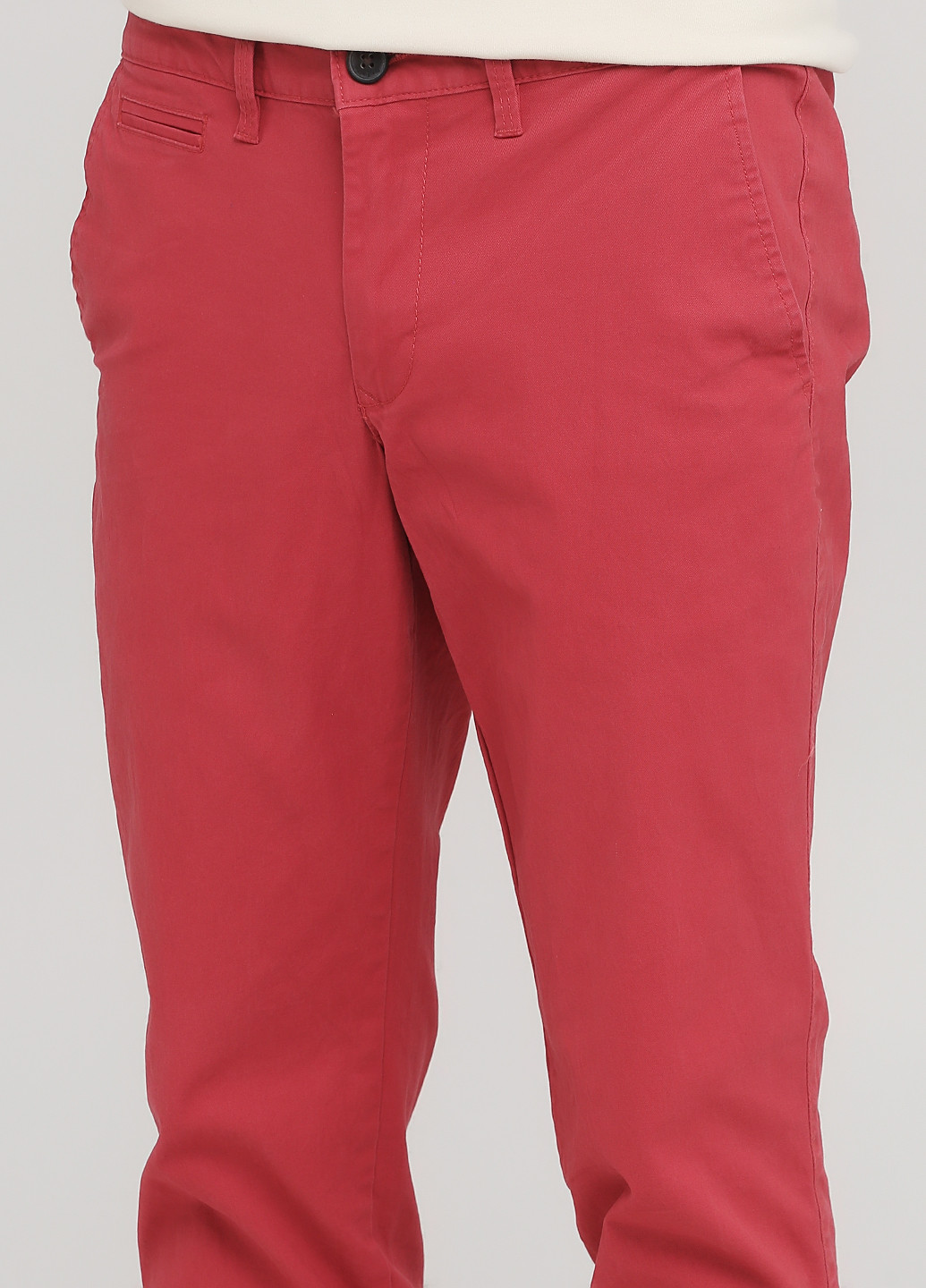 Темно-розовые кэжуал демисезонные чиносы брюки C&A