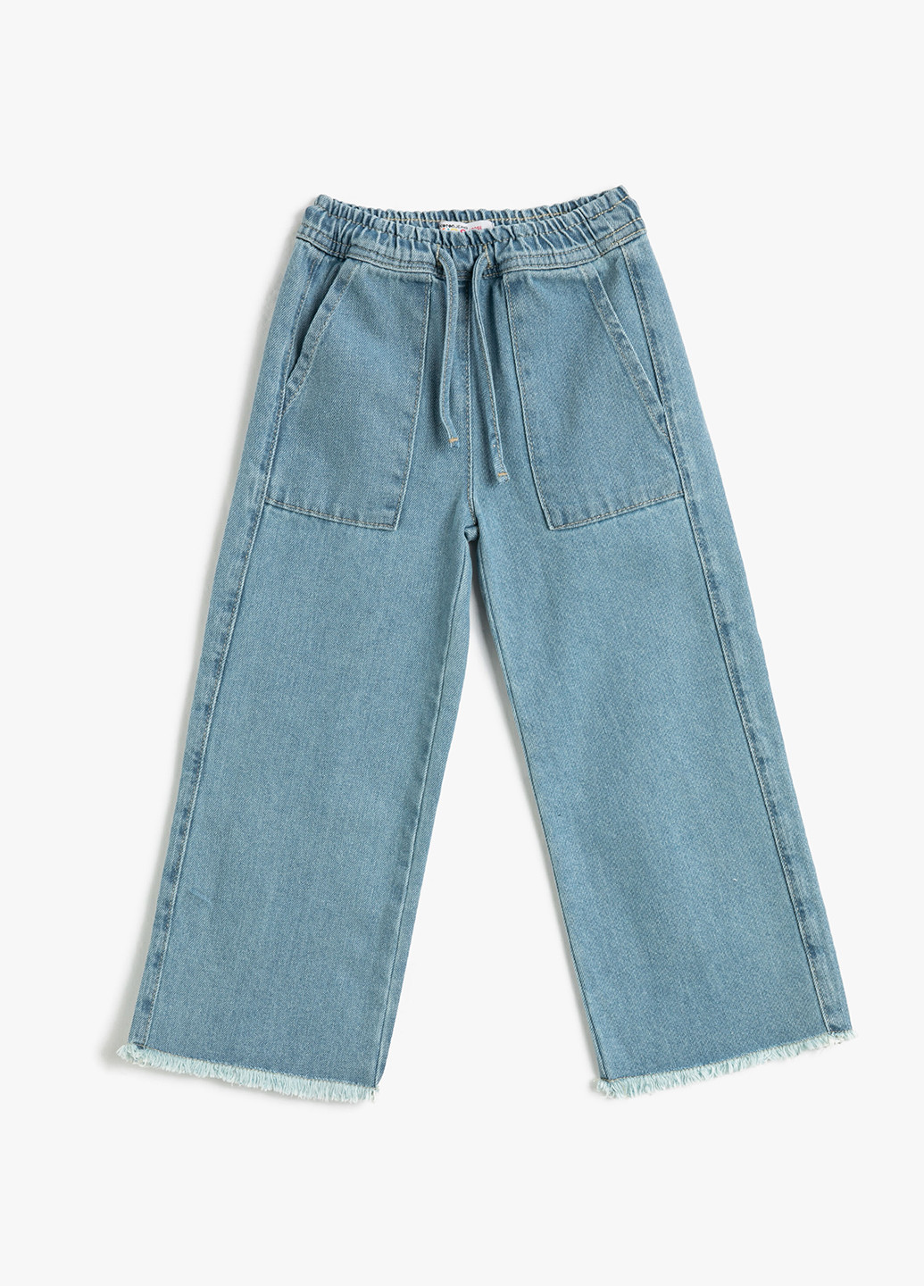 Темно-голубые демисезонные прямые джинсы KOTON