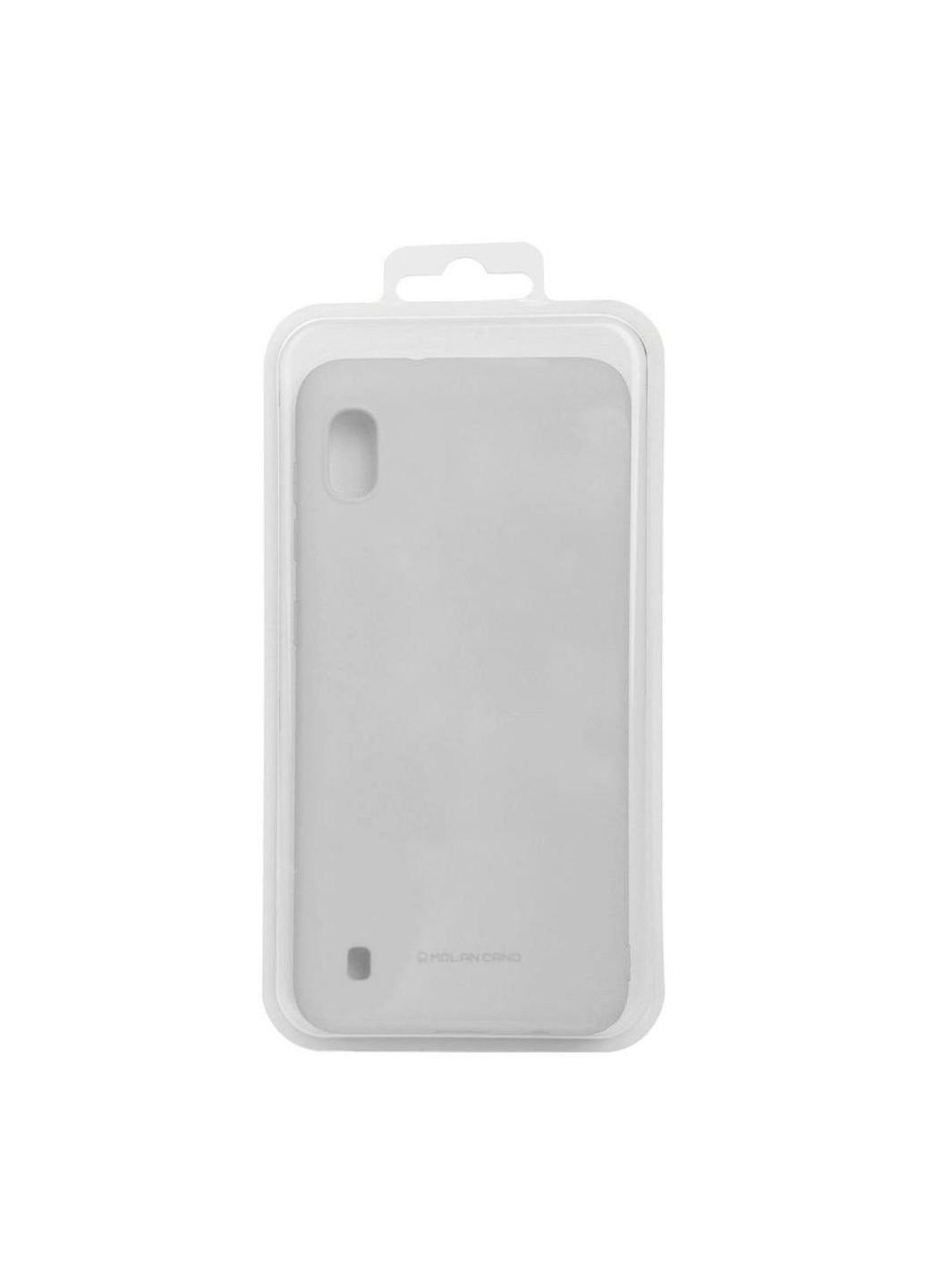 Чехол для мобильного телефона Matte Slim TPU Galaxy A10 SM-A105 White (703431) BeCover (252577349)