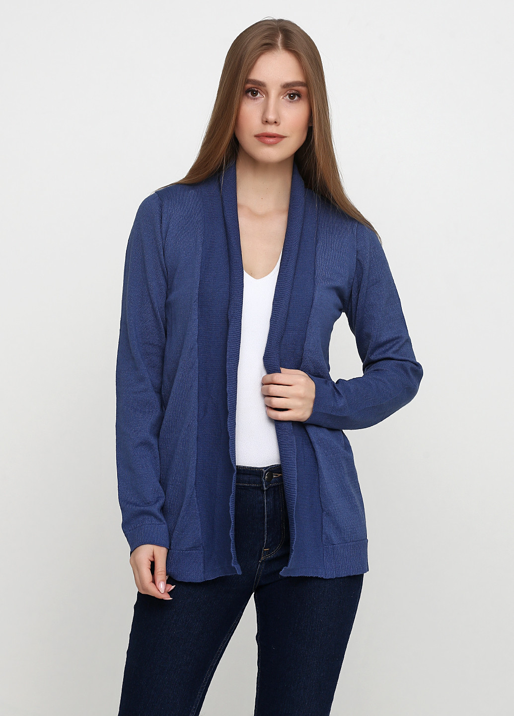 Темно-синий демисезонный кардиган CHD