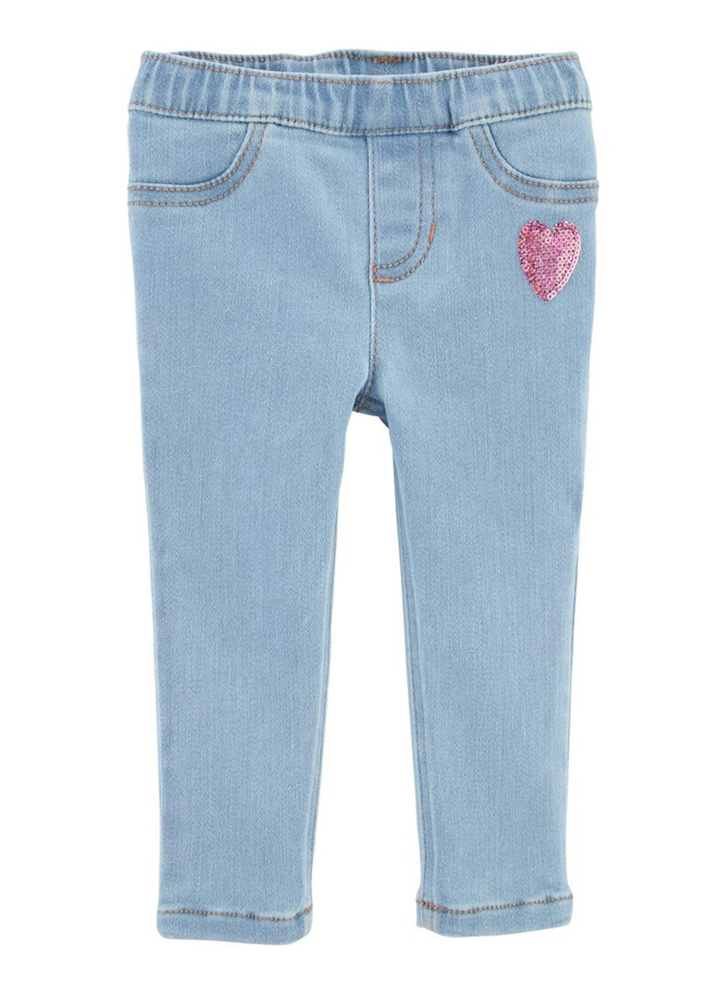 Джеггінси Carter's однотонні блакитні джинсові бавовна