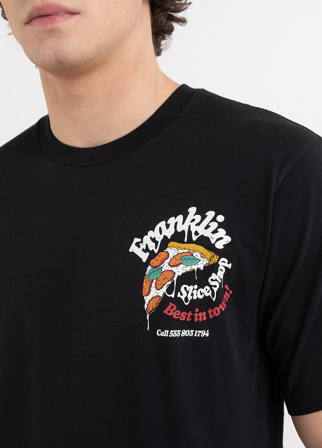 Черная футболка Franklin & Marshall