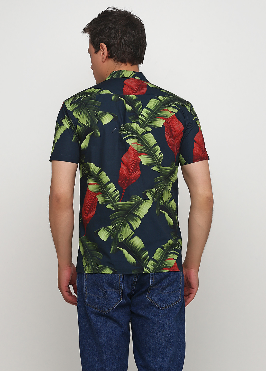 Темно-синяя кэжуал рубашка с рисунком Minimum