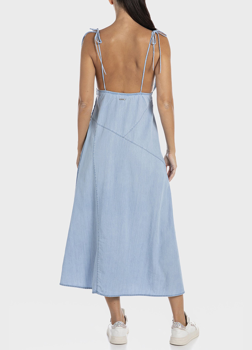 Летний женский сарафан Replay однотонный