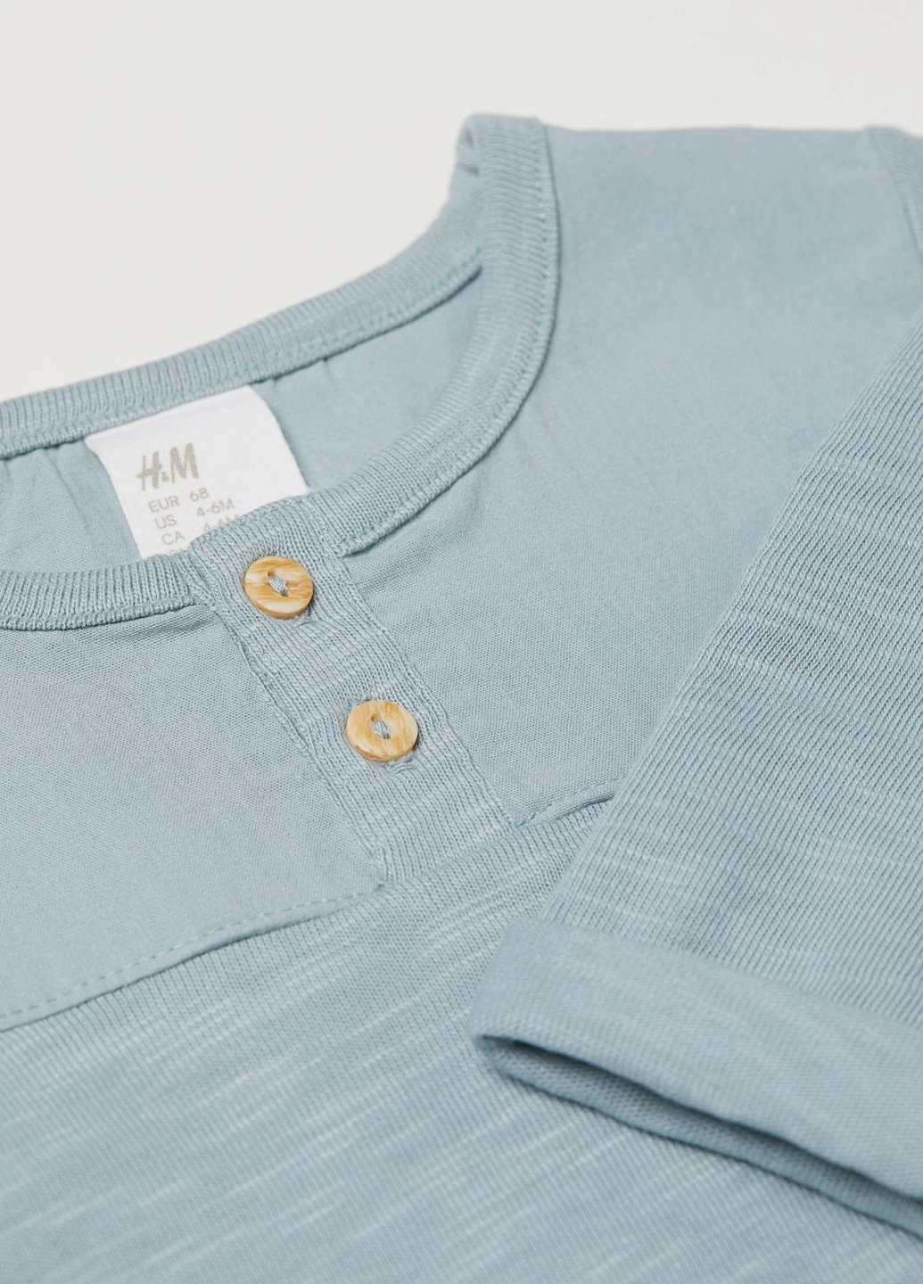 Лонгслів,блідо-синій, H&M (256788192)