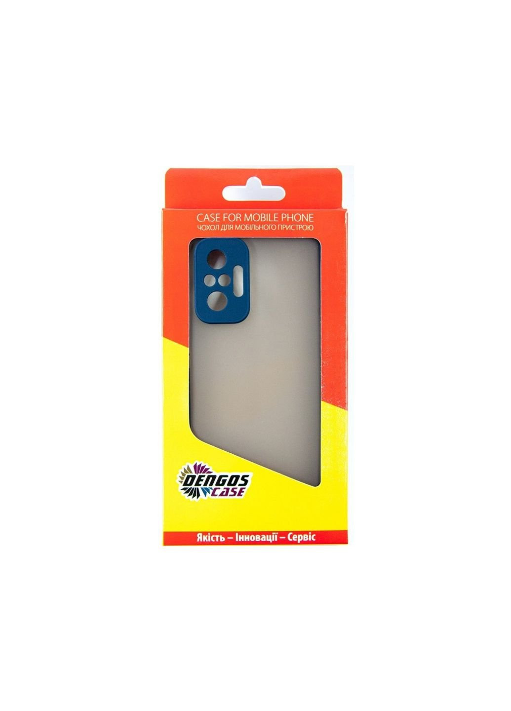 Чохол для мобільного телефону Matte Xiaomi Redmi Note 10 Pro (blue) (DG-TPU-MATT-78) DENGOS (252571664)