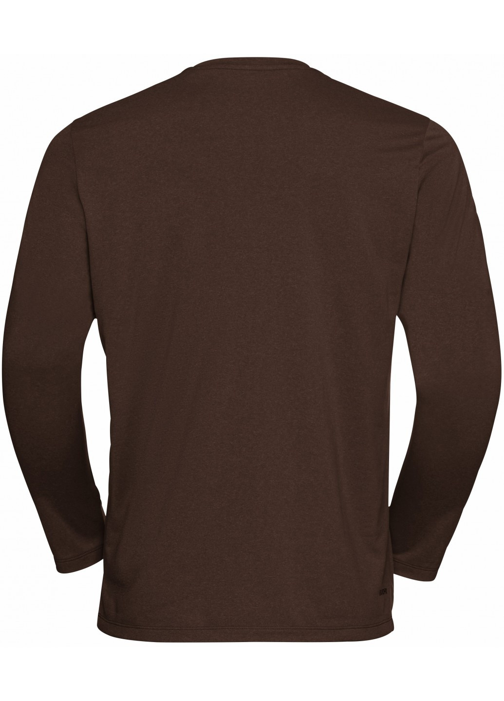 Коричневый демисезонный спортивный, кэжуал лонгслив Jack Wolfskin с логотипом