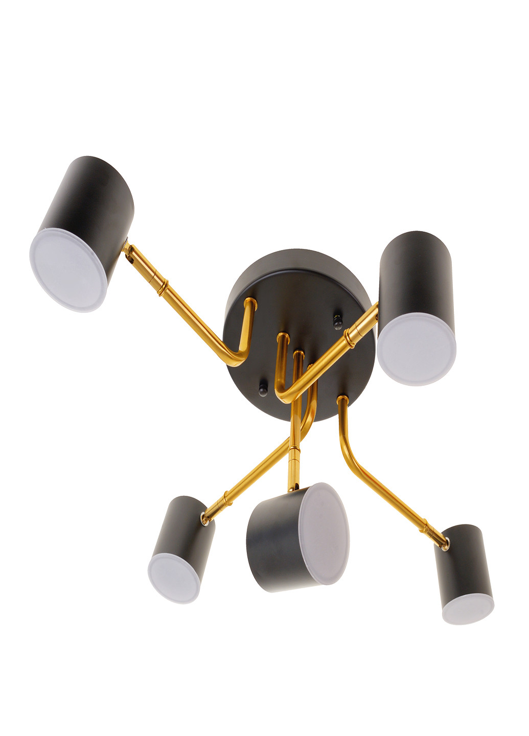 Світлодіодна люстра BR-01 638C/5 LED 30W BK/G Brille (251891745)