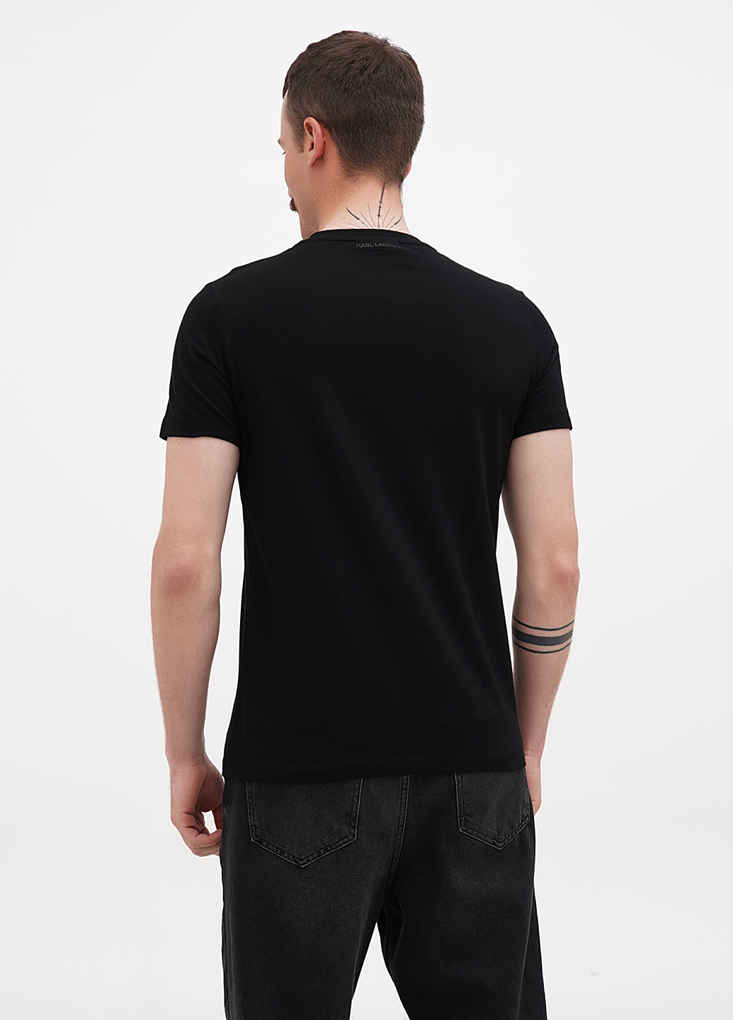 Черная футболка Lagerfeld