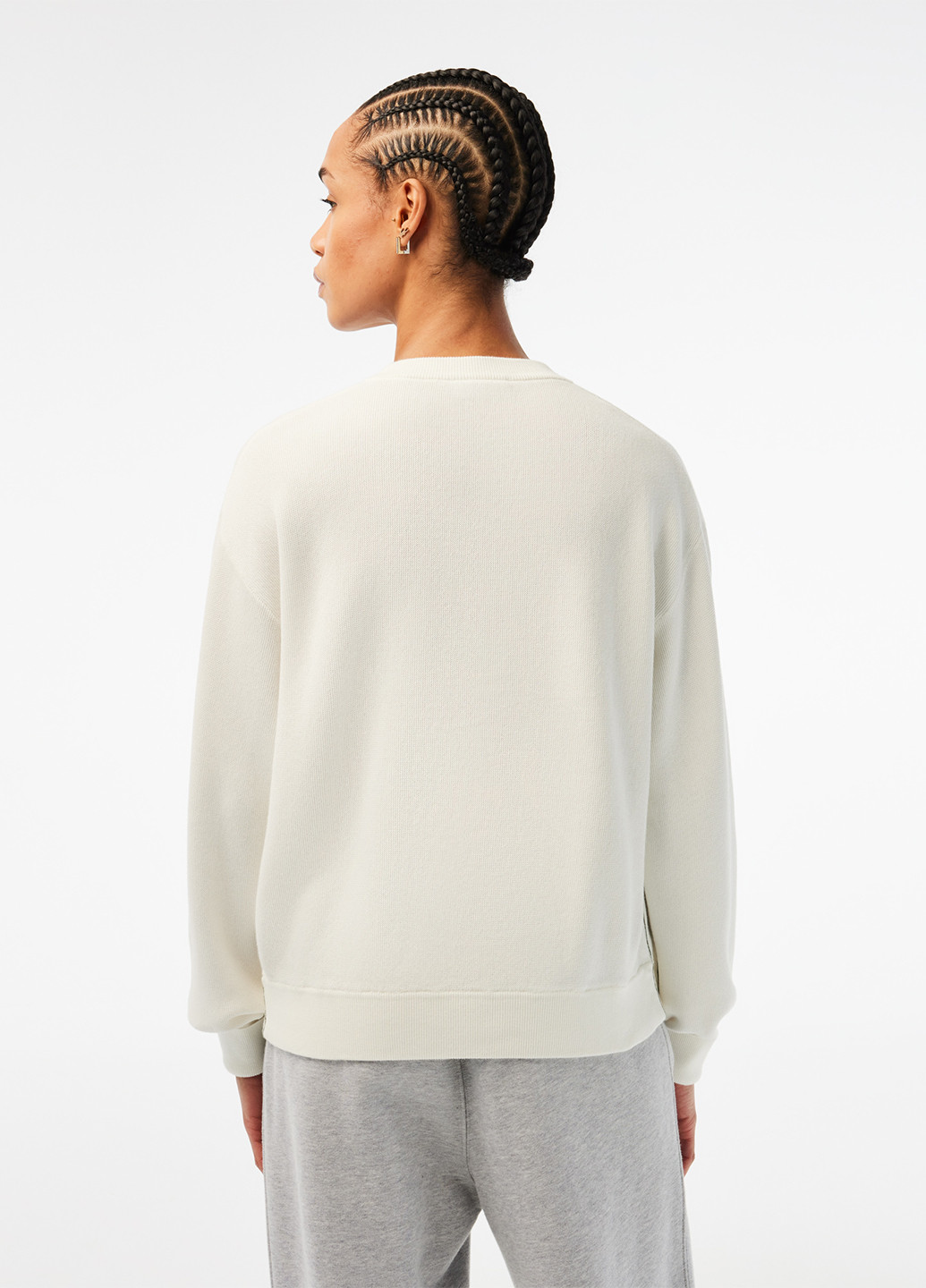 Светло-бежевый демисезонный пуловер пуловер Lacoste