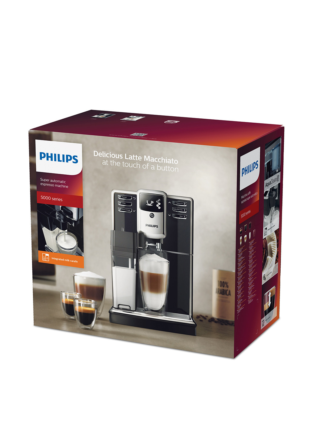 Кофемашина Philips EP5365/10 серебристая