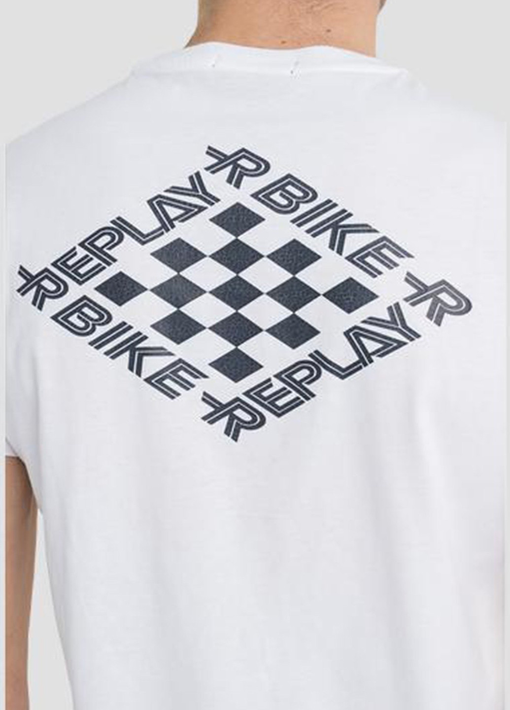 Белая футболка Replay