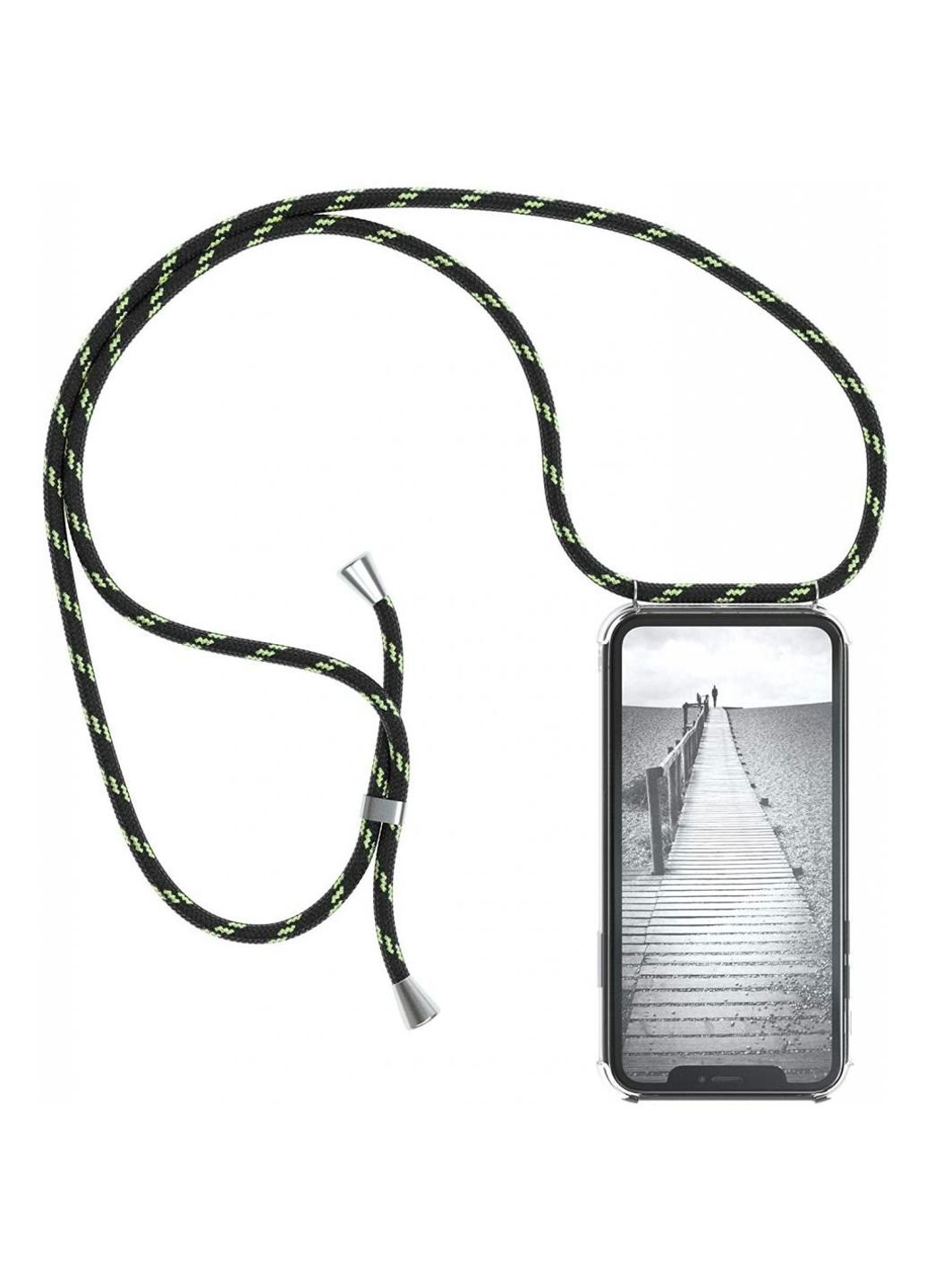 Чехол для мобильного телефона Strap Galaxy A10s SM-A107 Black-Green (704257) BeCover (252571919)