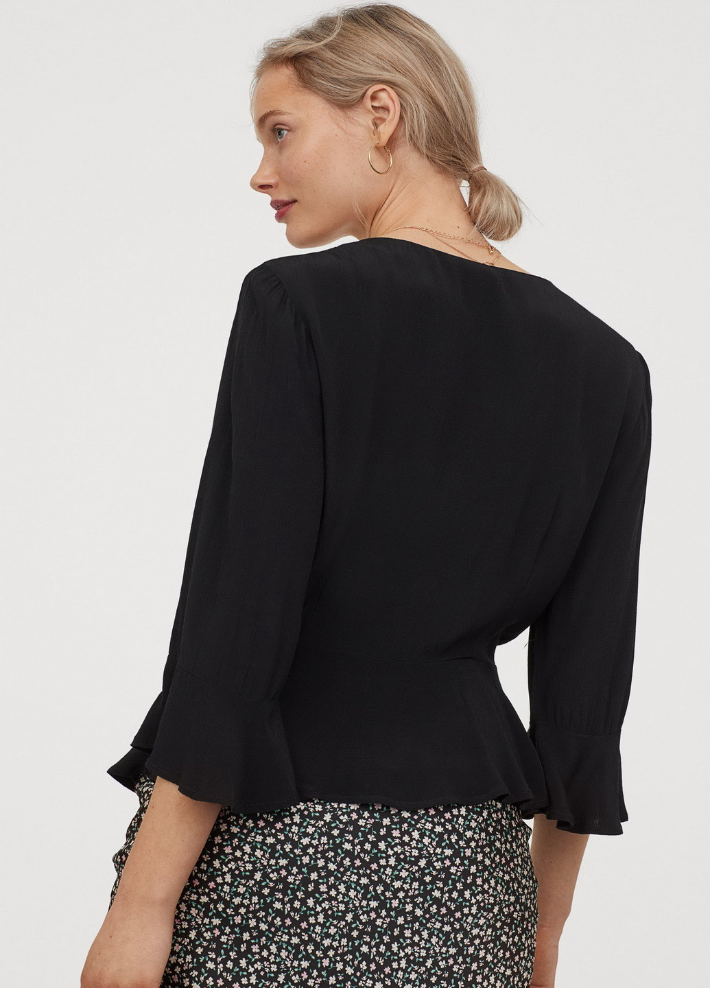 Чорна блуза H&M