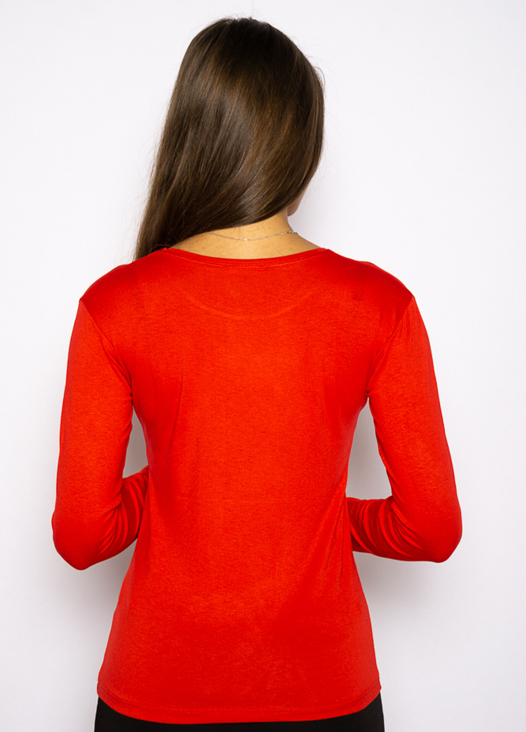 Красный демисезонный свитер джемпер Time of Style