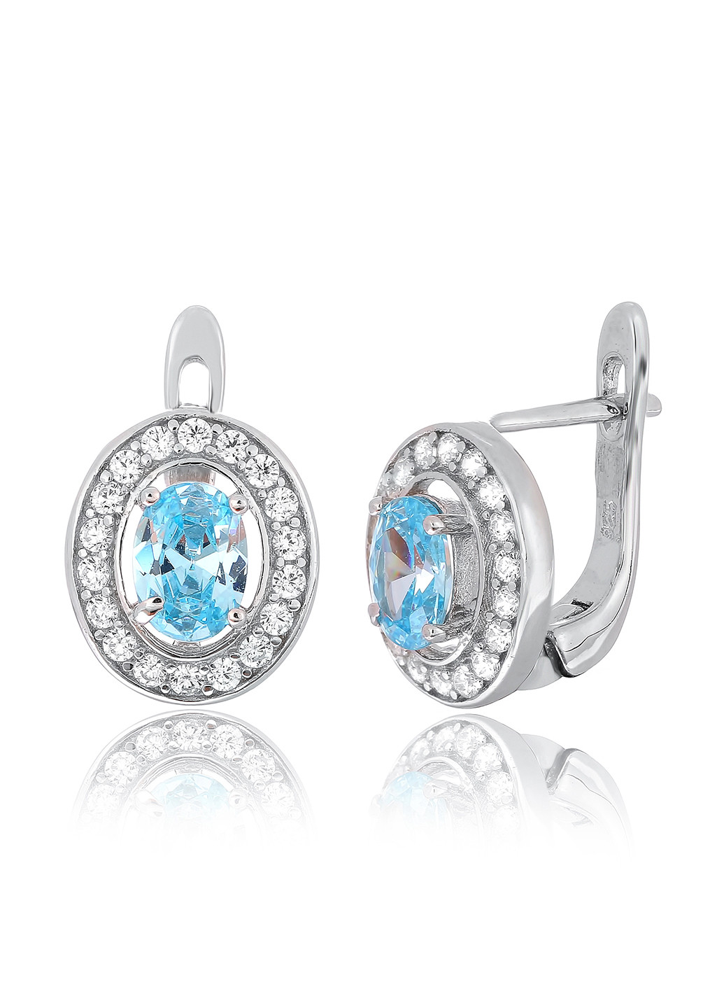 Срібні сережки з фіанітами ск2фт / 482 Silvex925 (201169590)