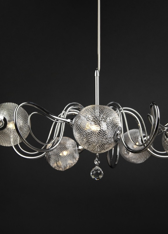 Люстра молекула галогенна для натяжної стелі BR-01 361S/5 G9 Brille (253887000)