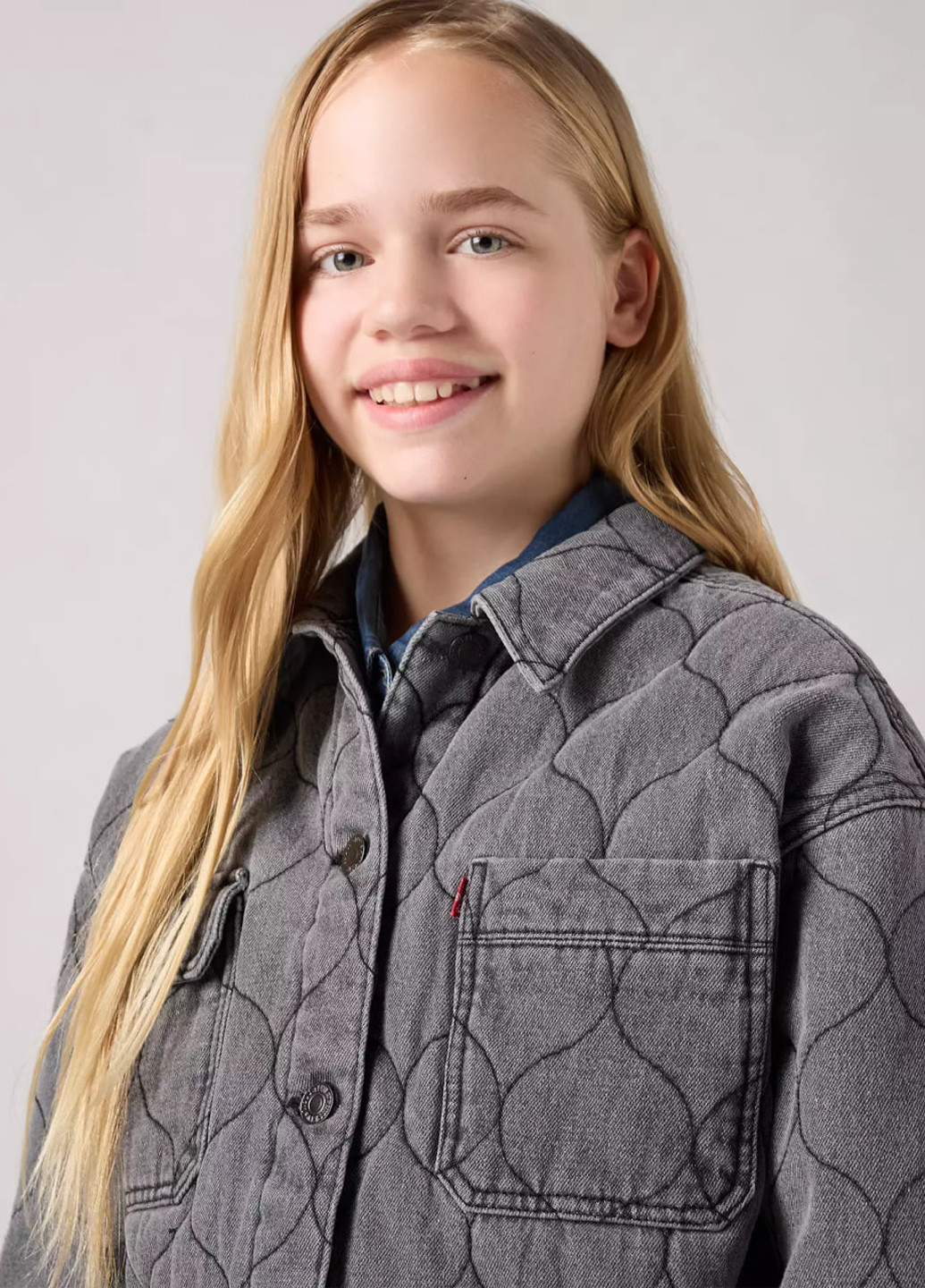 Сіра демісезонна куртка Levi's
