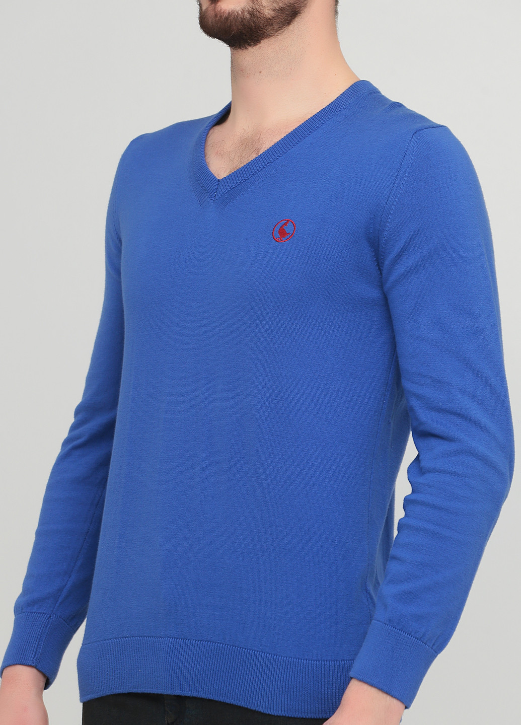 Светло-синий демисезонный пуловер пуловер El Ganso