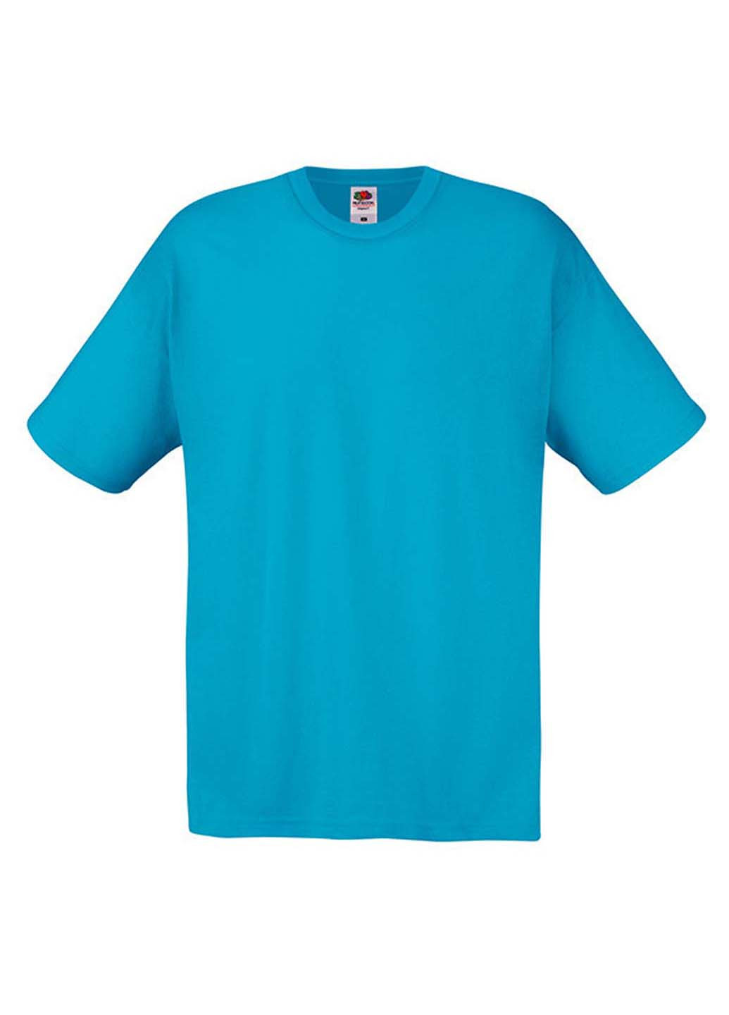 Синя футболка Fruit of the Loom Original T