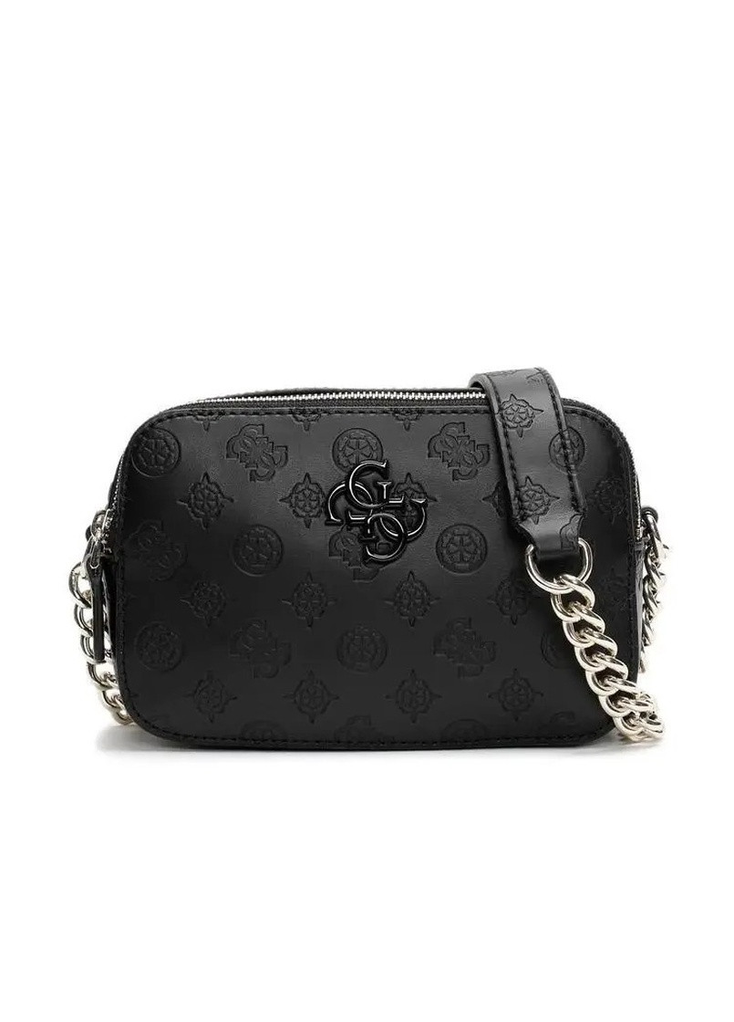 Жіноча прямокутна сумка GUESS крос-боді чорна No Brand (252971303)