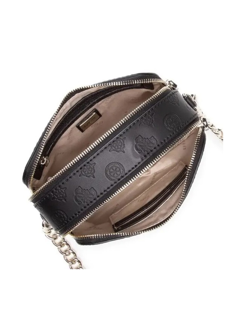 Жіноча прямокутна сумка GUESS крос-боді чорна No Brand (252971303)