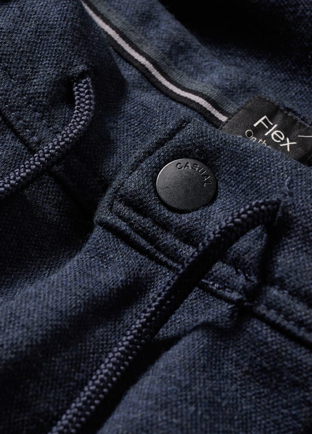 Темно-синие кэжуал демисезонные чиносы брюки C&A