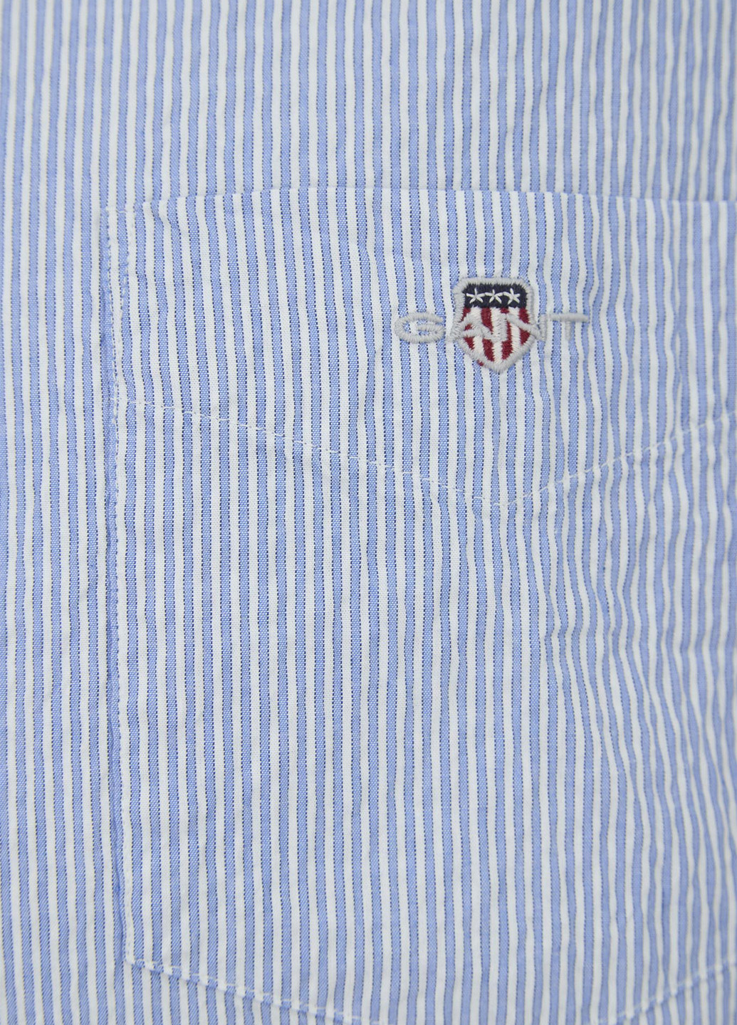 Голубой классическая, кэжуал рубашка в полоску Gant