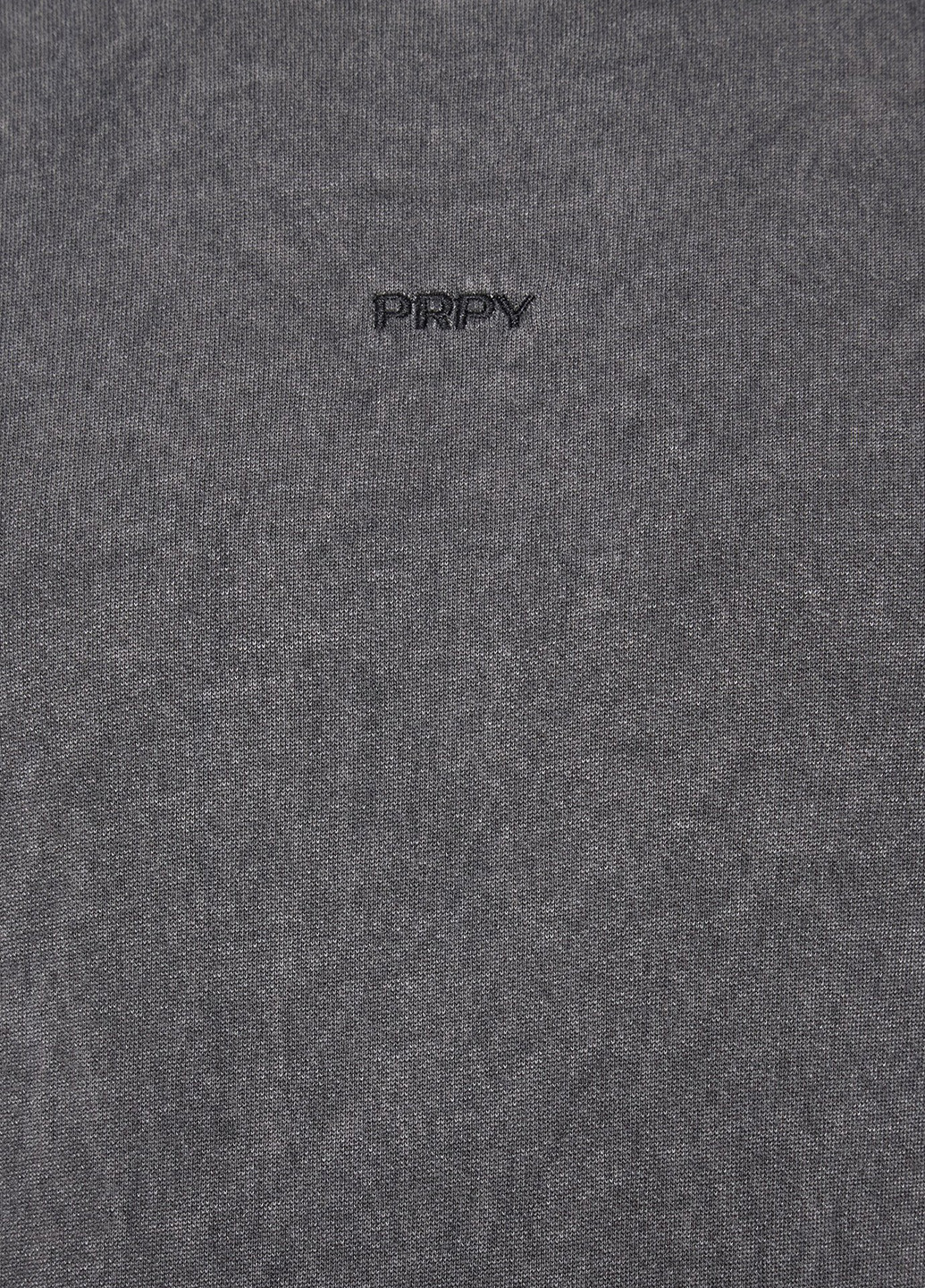 Серый свитшот PRPY варенка потертости, вышивка (366302630)