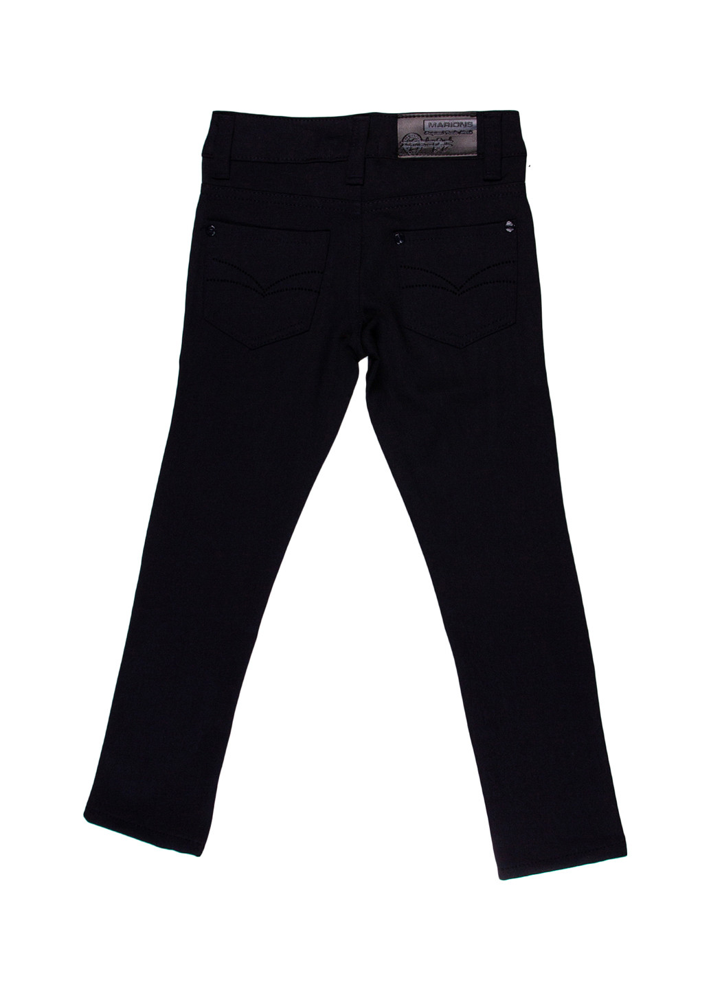 Темно-синие кэжуал демисезонные зауженные брюки Marions