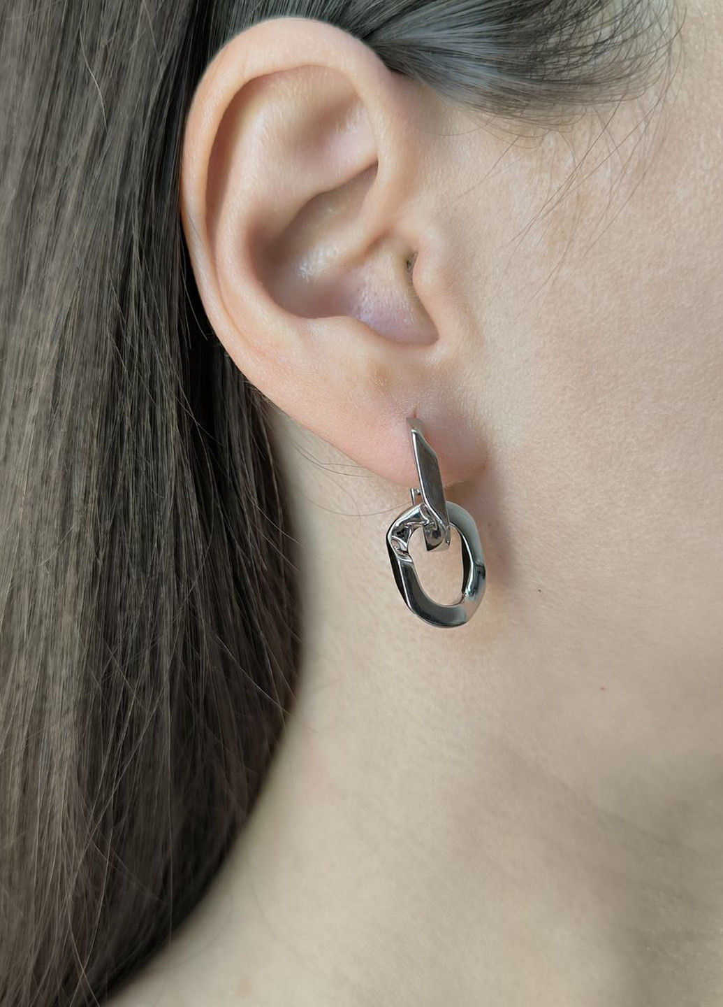 Серьги Silver Flame (350941490)