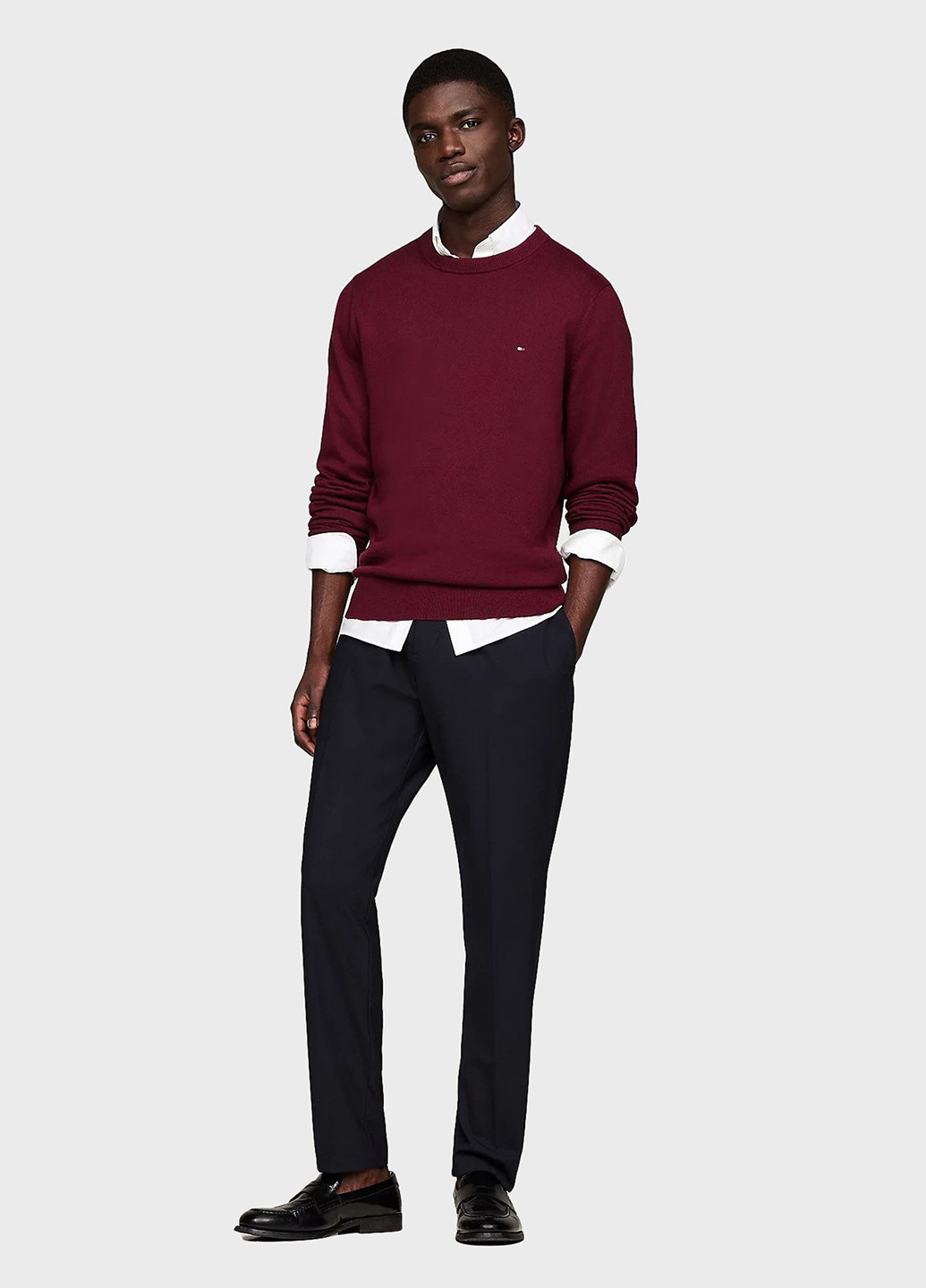 Бордовий демісезонний джемпер джемпер Tommy Hilfiger