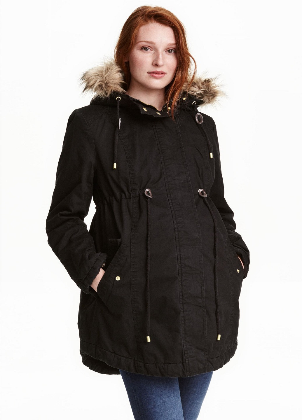 Чорна демісезонна куртка H&M