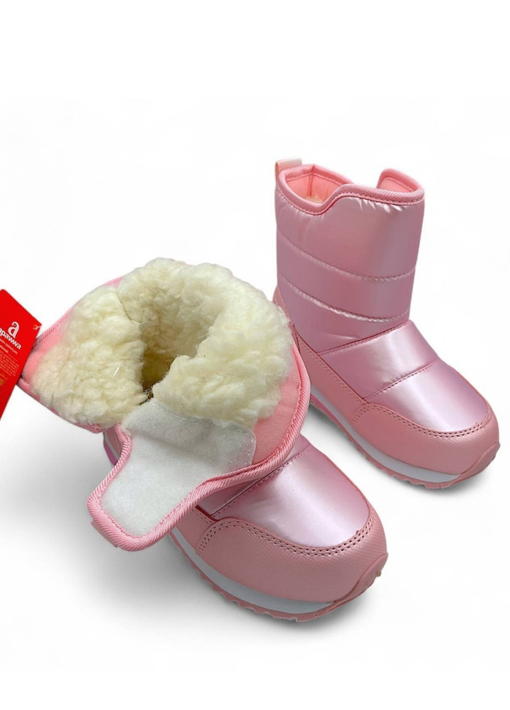 Розовые дутики Apawwa на липучке